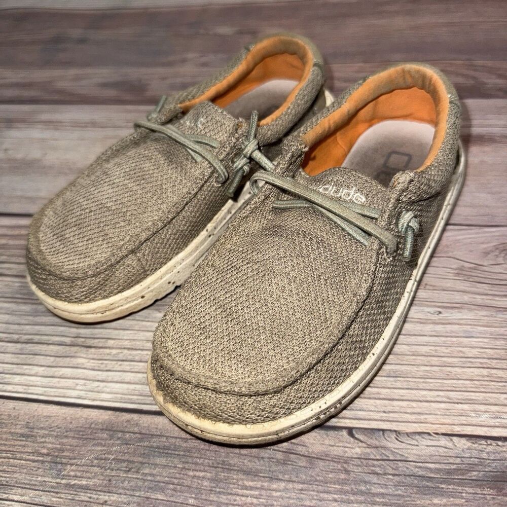 Hey Dude Wally Youth Sox Sahara Boys Size 13